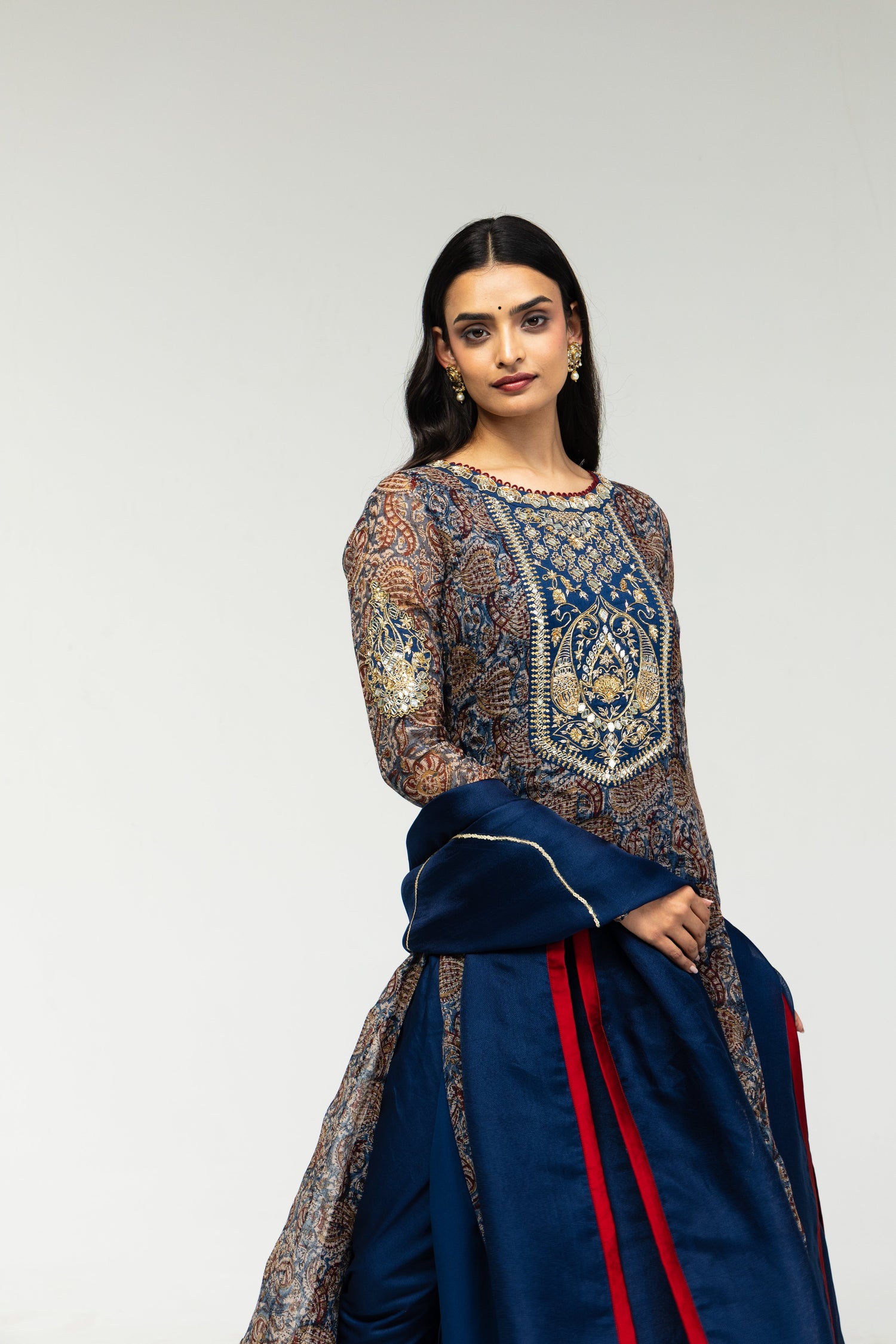 Handblock kalamkari