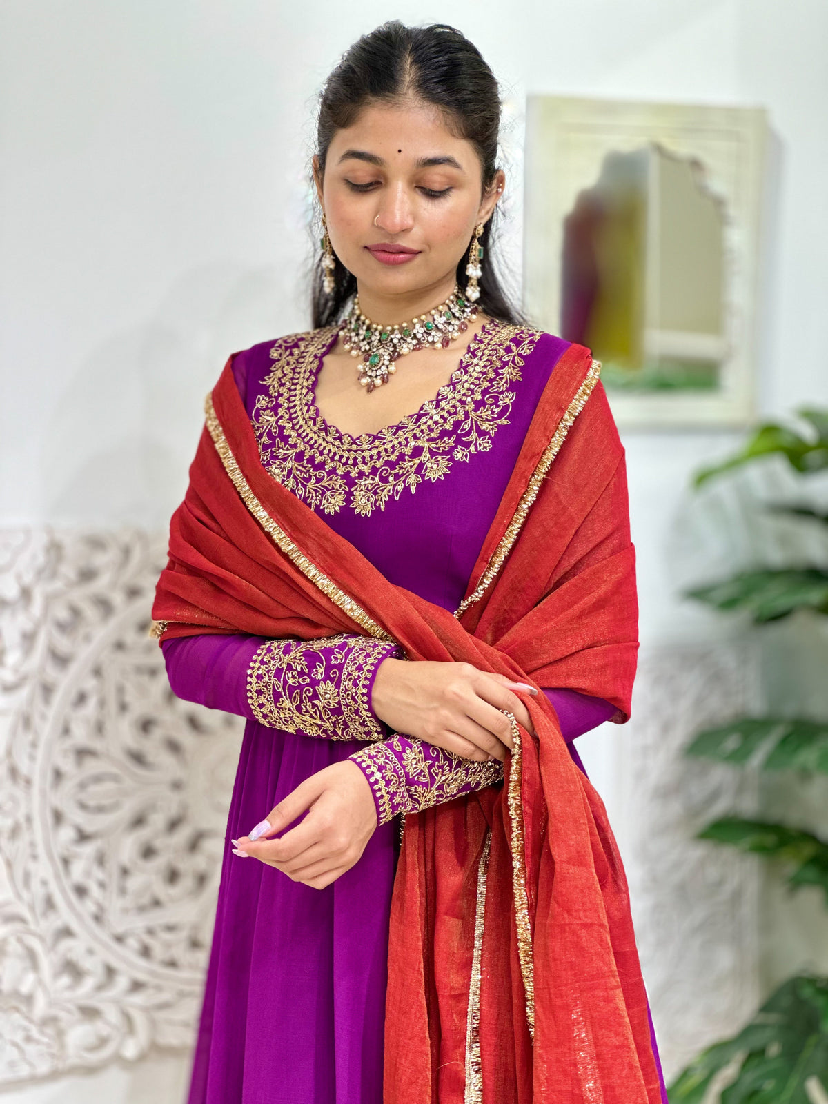 Kaya Cuff detailed Anarkali