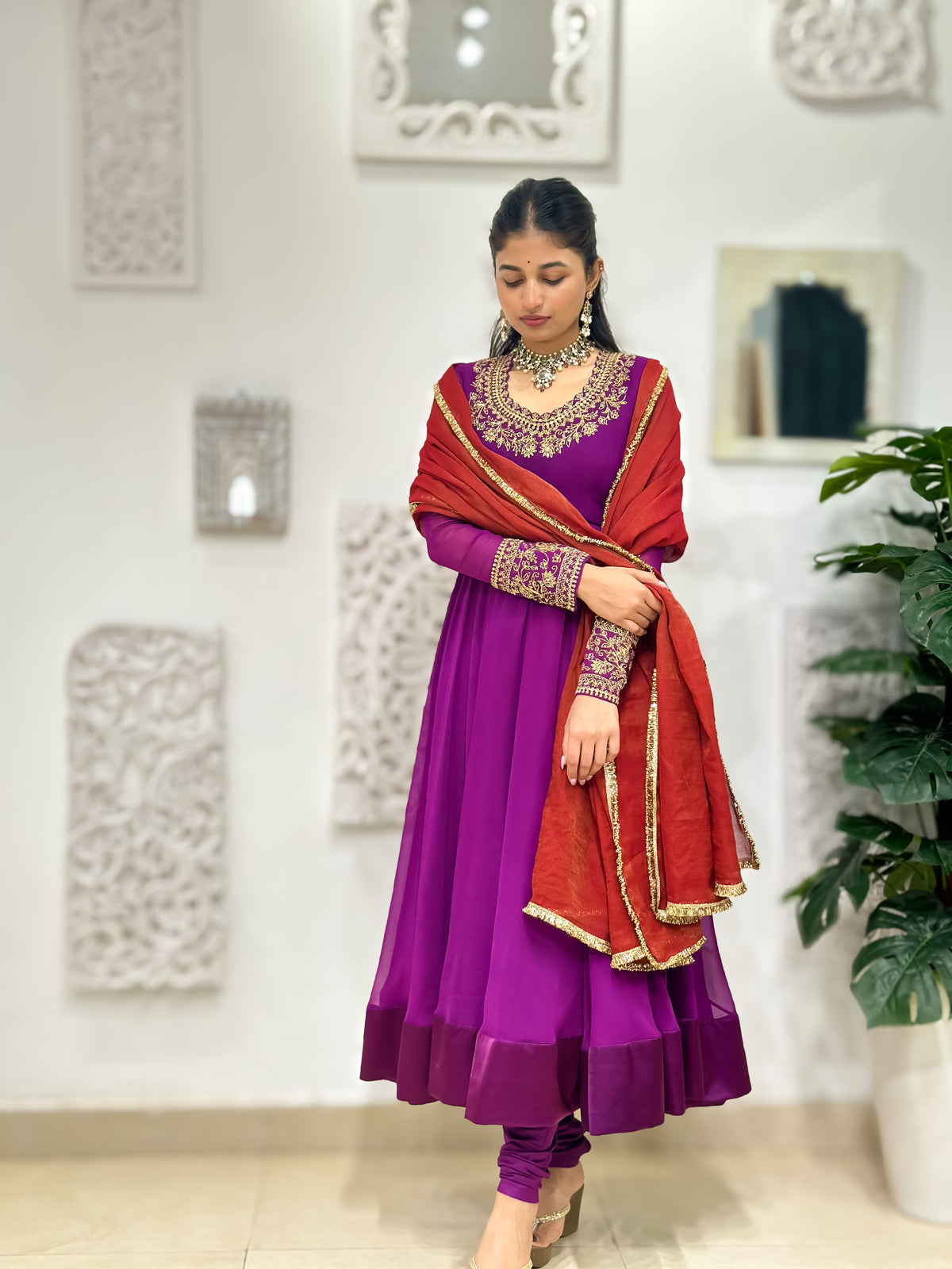 Kaya Cuff detailed Anarkali