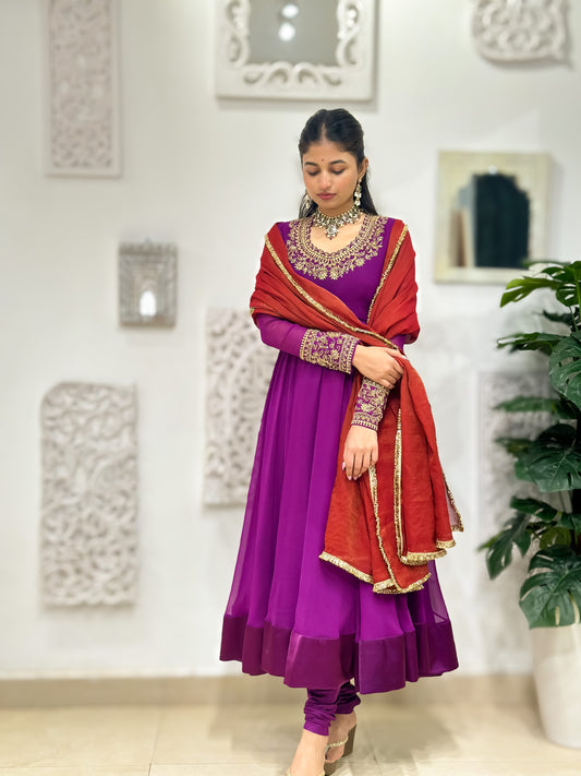 Kaya Cuff detailed Anarkali