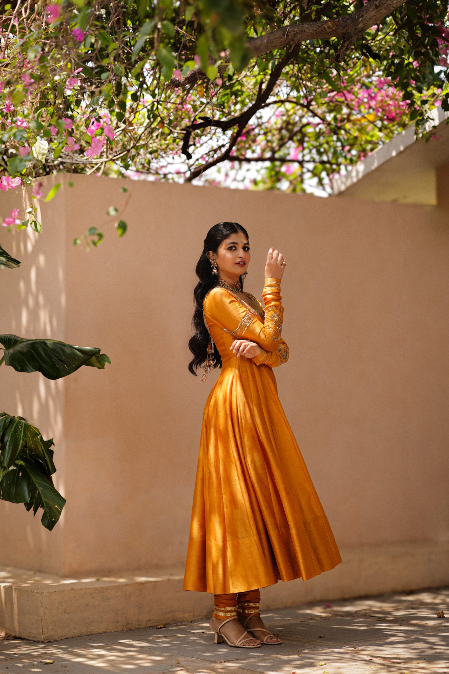Morni Signature Armlet Style Anarkali Set