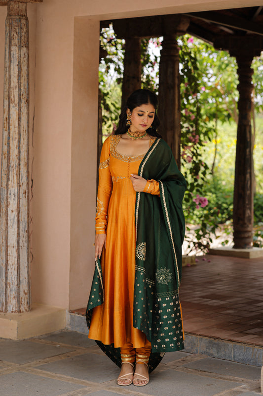 Morni Signature Armlet Style Anarkali Set