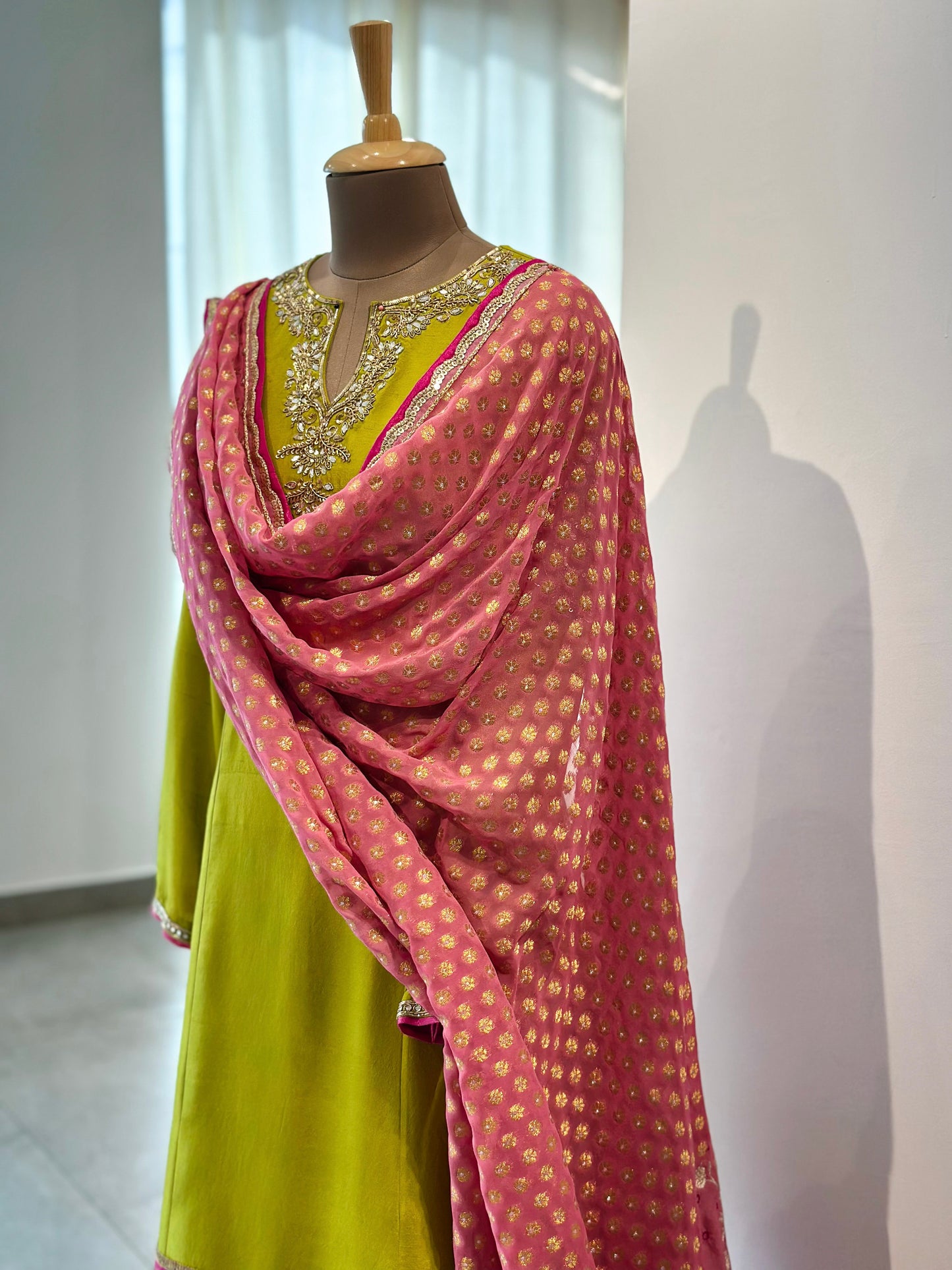 Kanchi suit with Bandhani