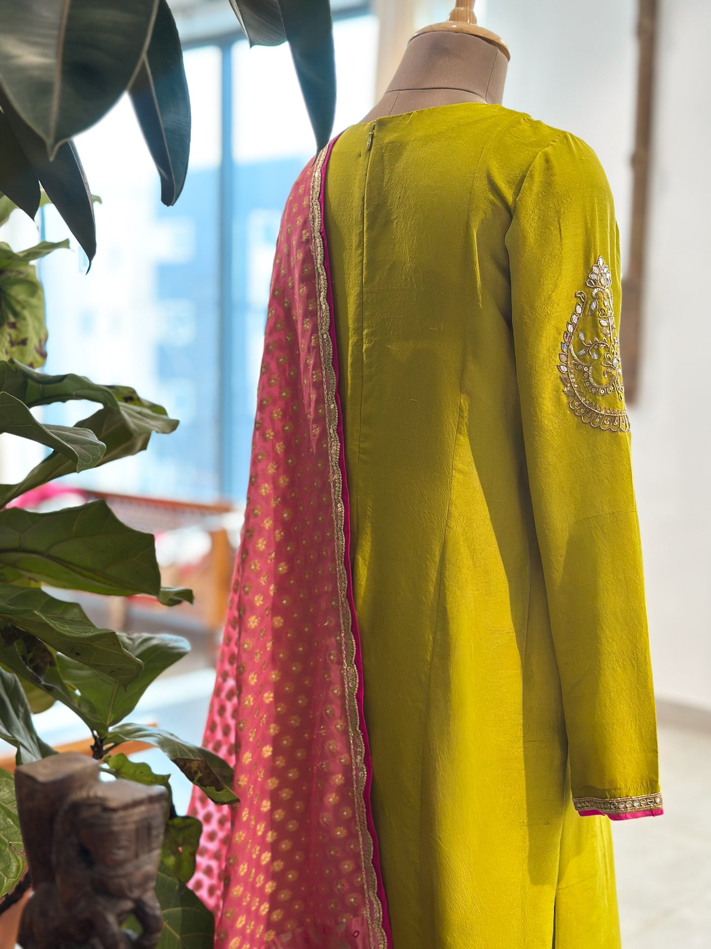Kanchi suit with Bandhani