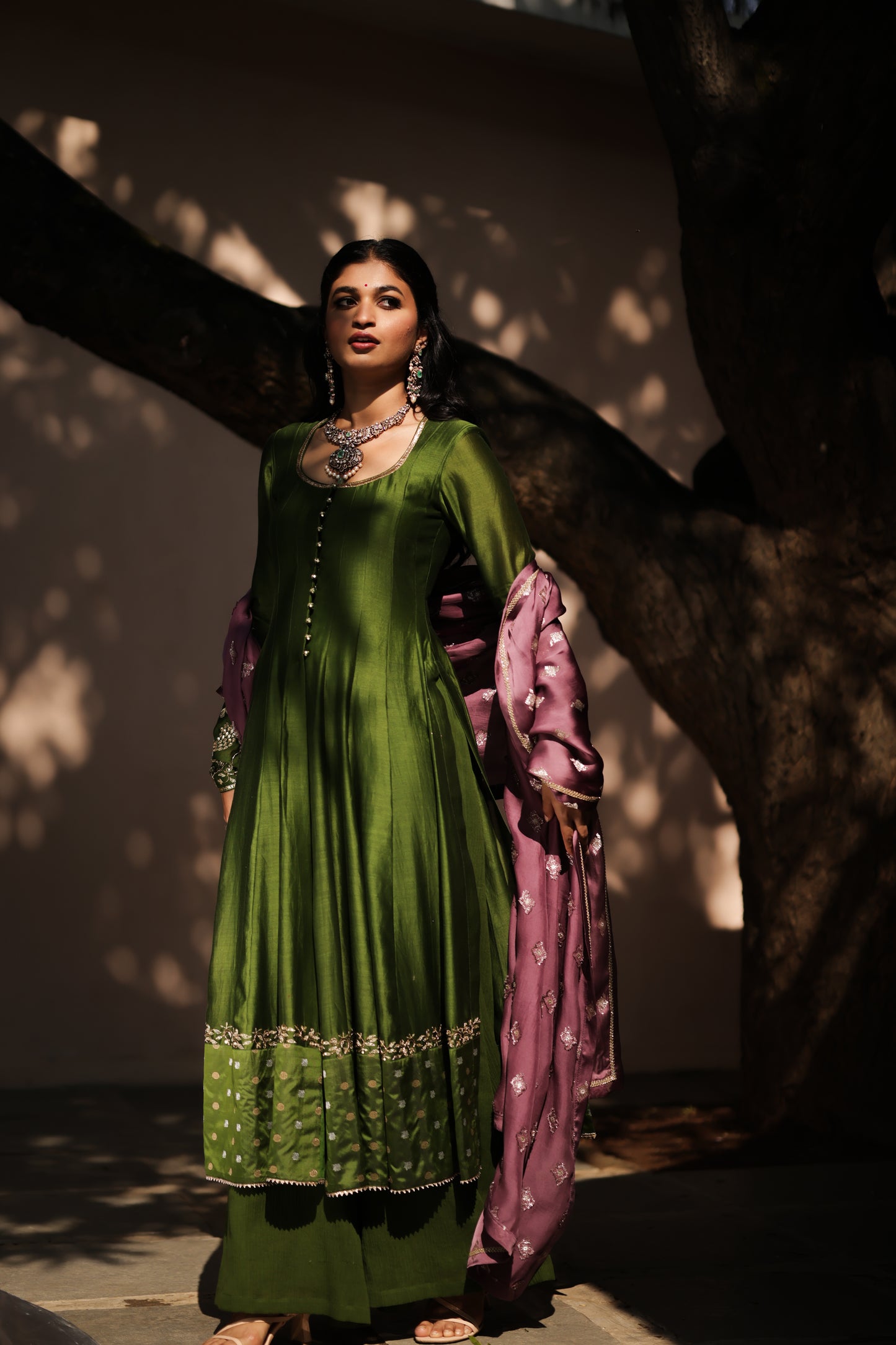 Morni Mehendi Sharara Set