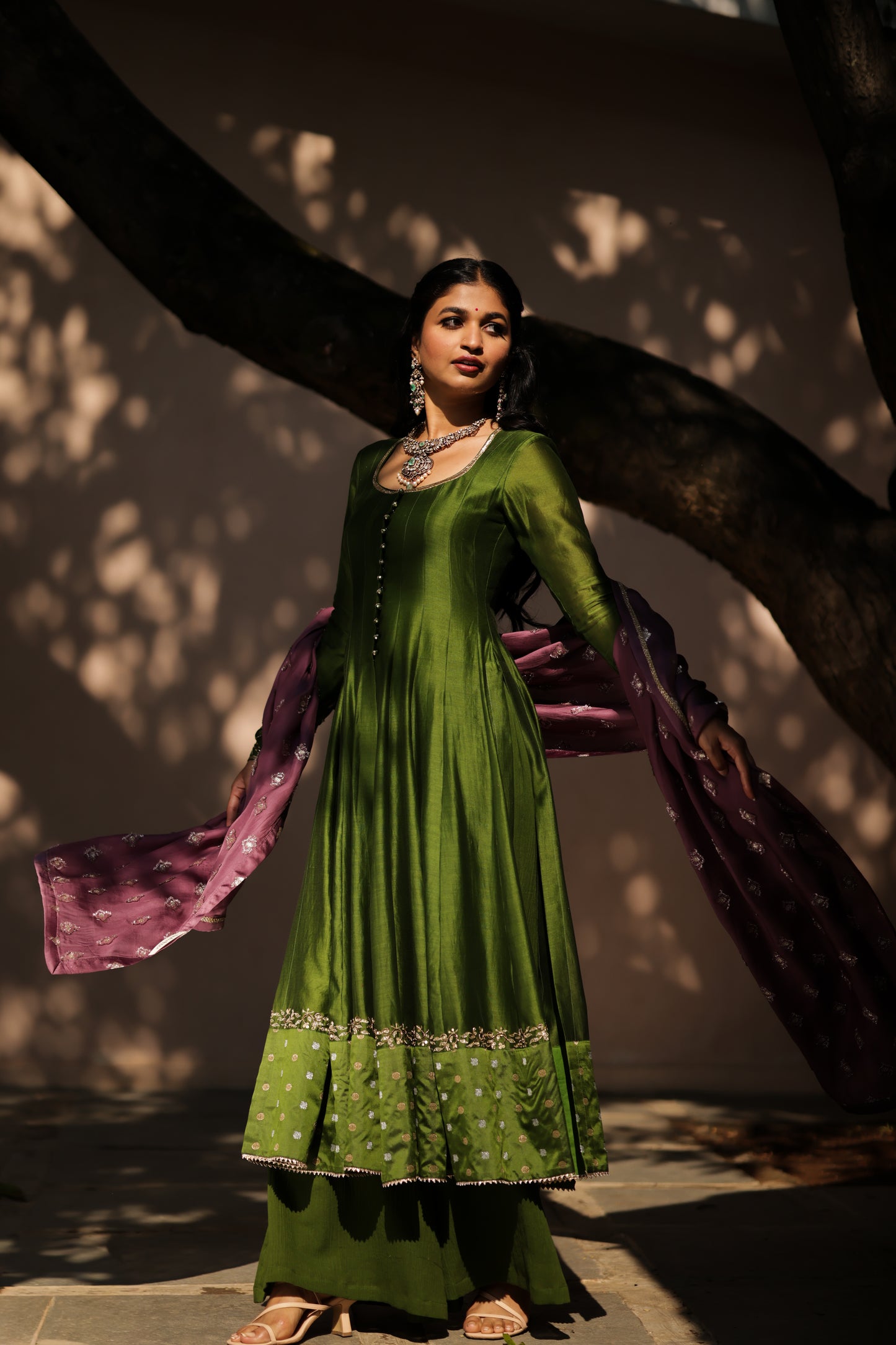 Morni Mehendi Sharara Set