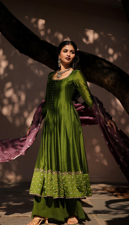 Morni Slit Pattern Anarkali