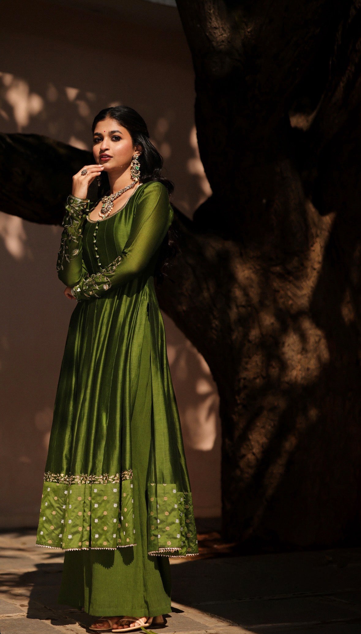 Morni Slit Pattern Anarkali