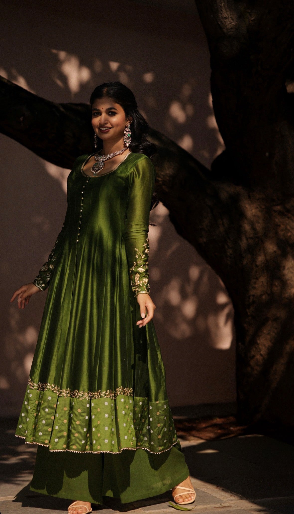 Morni Slit Pattern Anarkali