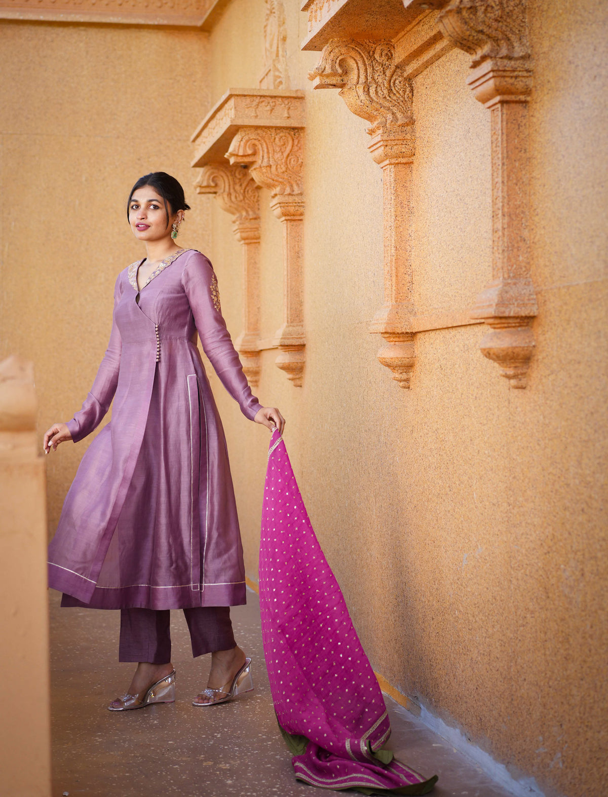 Chitrakatha Suit with statement dupatta