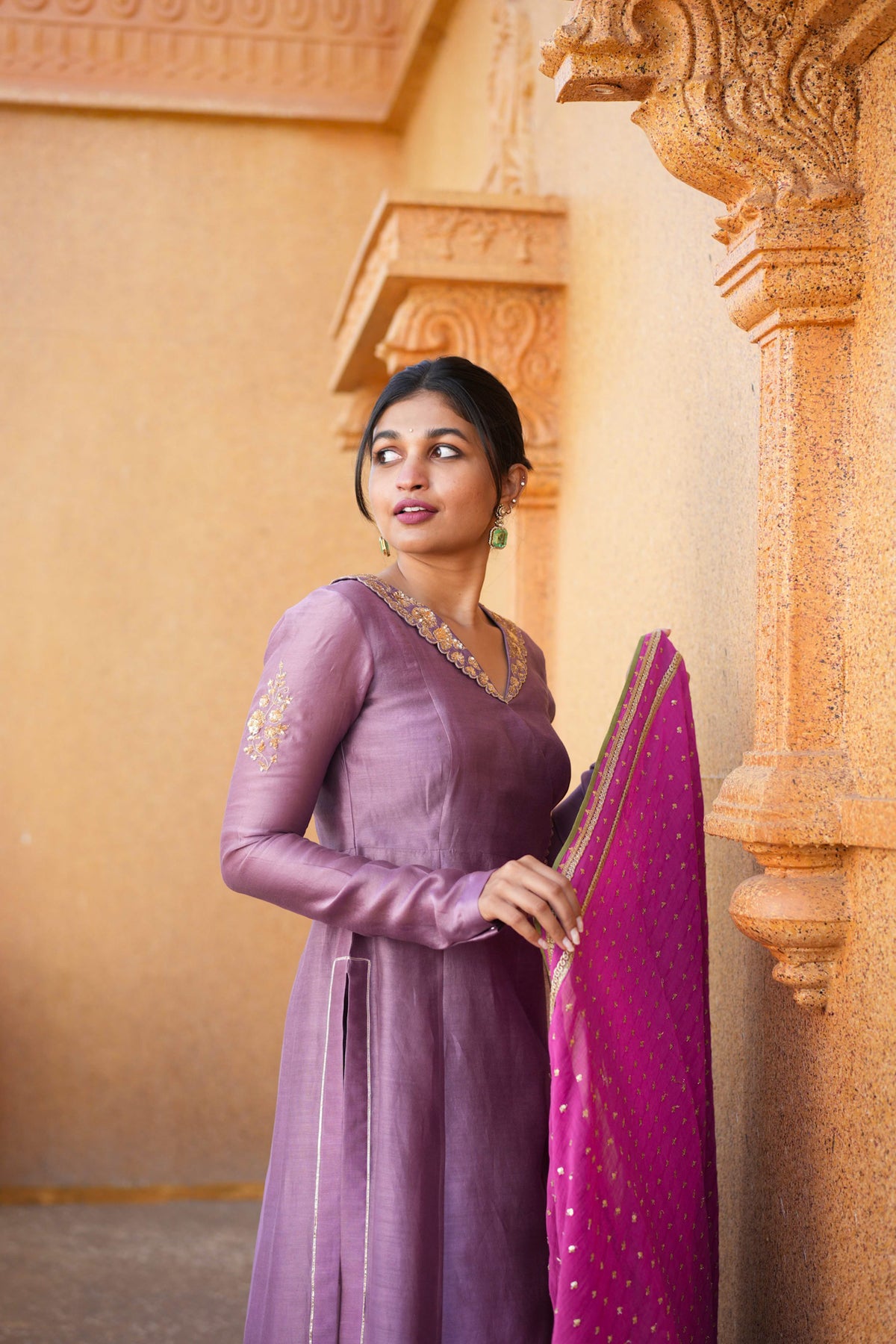 Chitrakatha Suit with statement dupatta