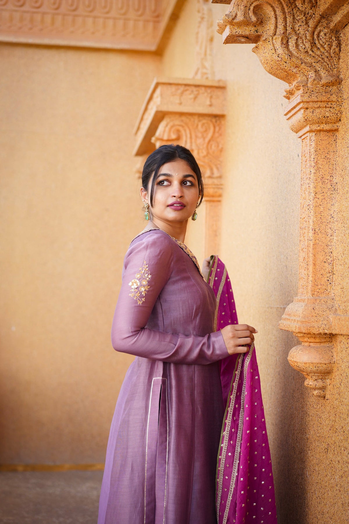 Chitrakatha Suit with statement dupatta